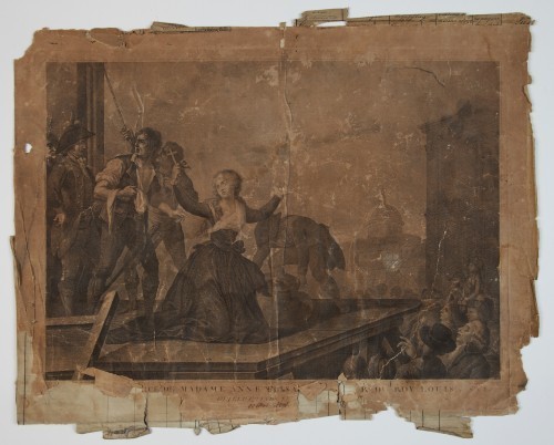 MUO-058383: Dernier supplice de Madame Anne Elisabeth soeur du Roy Louis XVI : guillottinée le 10 mai 1794: grafika