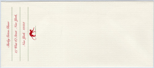 MUO-060329/03: Shirley Girton Glaser: poštanska omotnica