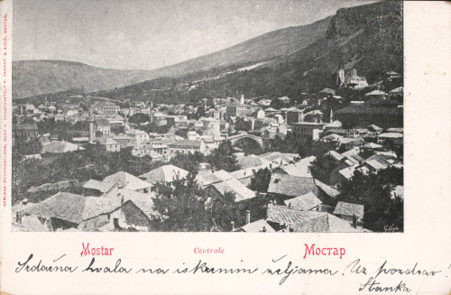 MUO-008745/564: BiH - Mostar; Panorama: razglednica