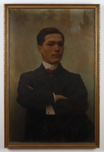 MUO-025753: Portret mladog muškarca: slika