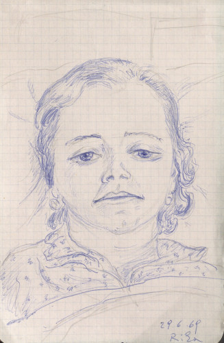 MUO-061330/05: Crtež iz bolnice: crtež