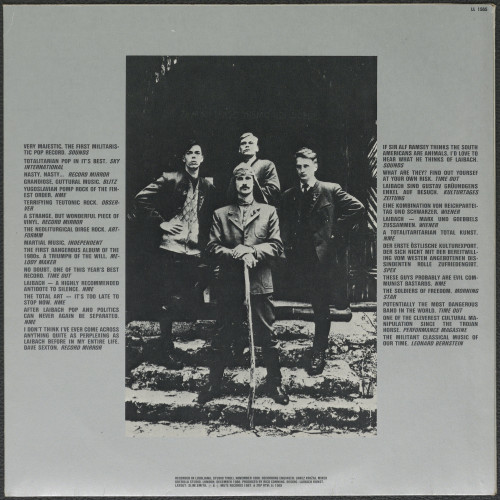 MUO-061553/02: Laibach: OPUS DEI (unutarnji omot gramofonske ploče): omot ploče