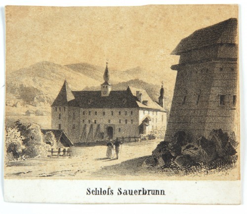 MUO-058337: Schloss Sauerbrunn: grafika