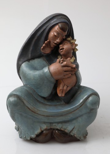 MUO-015892/A: "Majka i dijete - Bogorodica": figura
