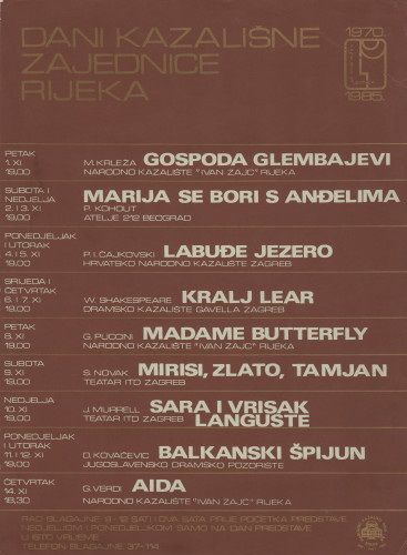 MUO-060907: DAN KAZALIŠNE ZAJEDNICE RIJEKA: plakat