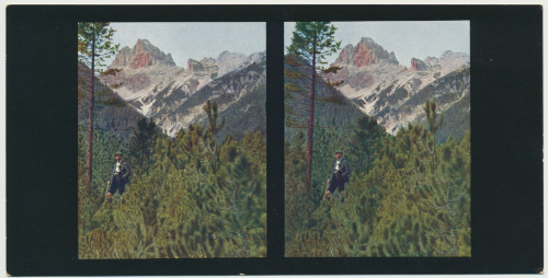 MUO-034142/02: Dolomiten I - Gaisl: stereoskopska fotografija
