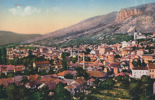 MUO-033545: BiH - Mostar; Panorama: razglednica