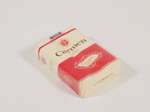 MUO-057769: Carmen filter: kutija cigareta