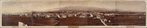 MUO-028924: Panorama Zagreba, 1889.: fotografija