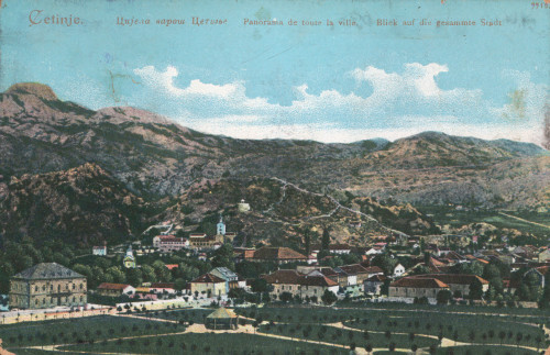 MUO-008745/696: Crna Gora - Cetinje; panorama: razglednica