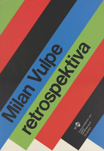 MUO-052817: Milan Vulpe retrospektiva: plakat