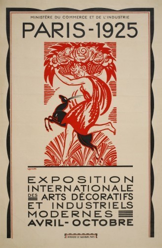 MUO-020625/02: PARIS 1925 EXPOSITION INTERNATIONALE: plakat