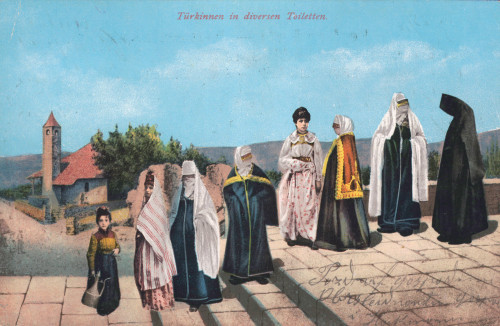 MUO-033549: BiH - Muslimanske žene: razglednica