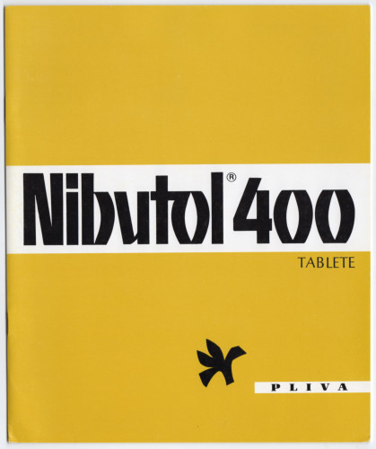 MUO-053390: Pliva Nibutol 400: brošura