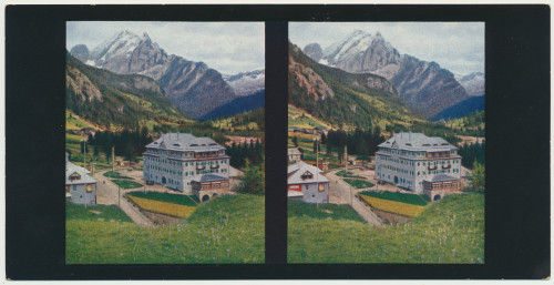 MUO-034150/06: Westliche Dolomiten - Canazei: stereoskopska fotografija