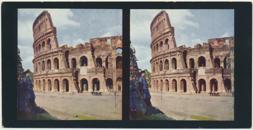 MUO-034136/01: Rim II - Koloseum: stereoskopska fotografija