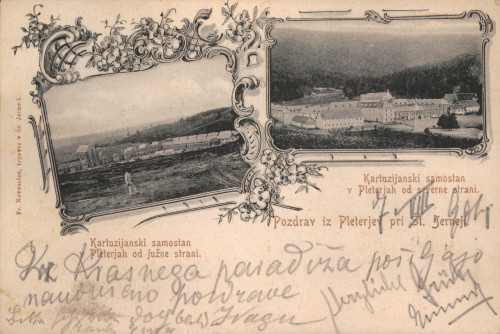 MUO-008745/1195: Slovenija - Pleterje; Sv. Jernej: razglednica