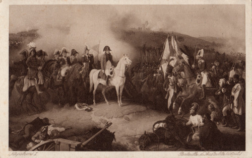 MUO-060172/10: Reprodukcija detalja slike "Bitka kod Austerlitza": dopisnica