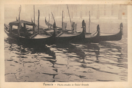 MUO-008745/741: Venecija - Gondole: razglednica