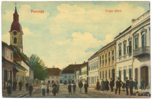 MUO-008745/1693: Petrinja - Duga ulica: razglednica