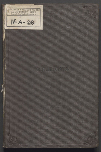 LIB-000182: Leben des G. Julius Clovio. Ein Beitrag zur slawischen Kunstgeschichte. Aus dem illirischen ...