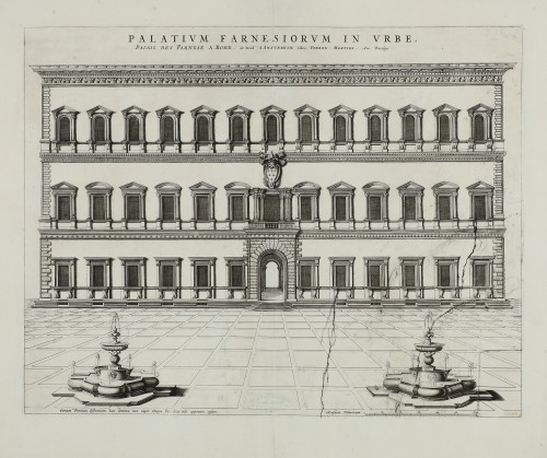 MUO-058280: Palača Farnese u Rimu: grafika
